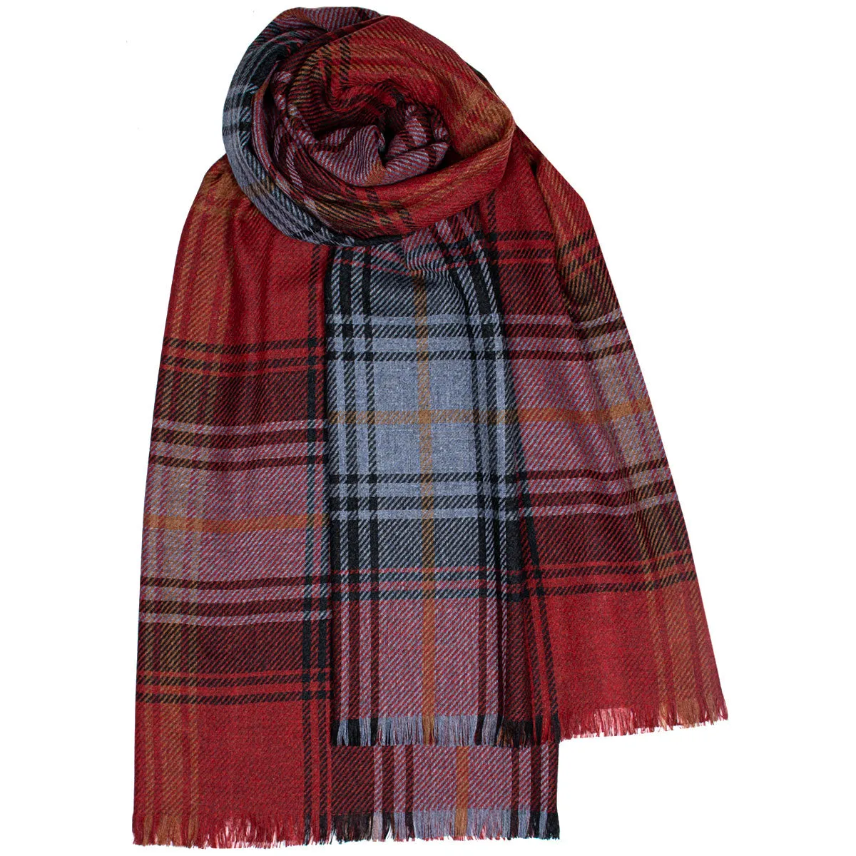 Lochcarron Ruby Luxury Fine Wool Stole