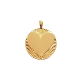 LOVE Hearts Find Me Love Pendant 14k Gold PERSONALIZED