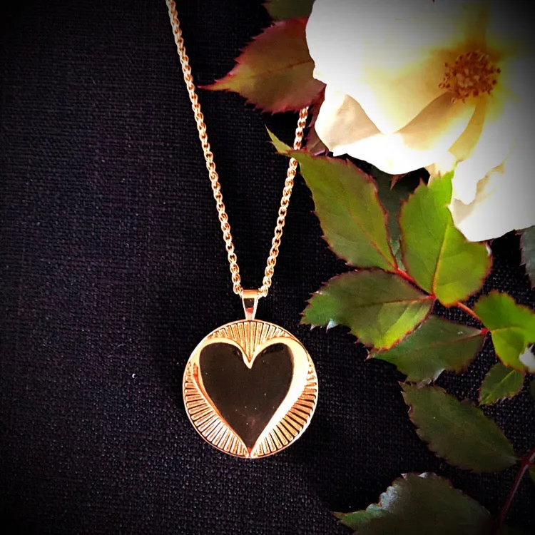 LOVE Hearts Find Me Love Pendant 14k Gold PERSONALIZED