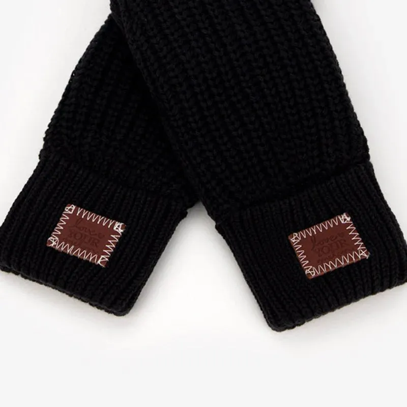 Love Your Melon - Black Mittens