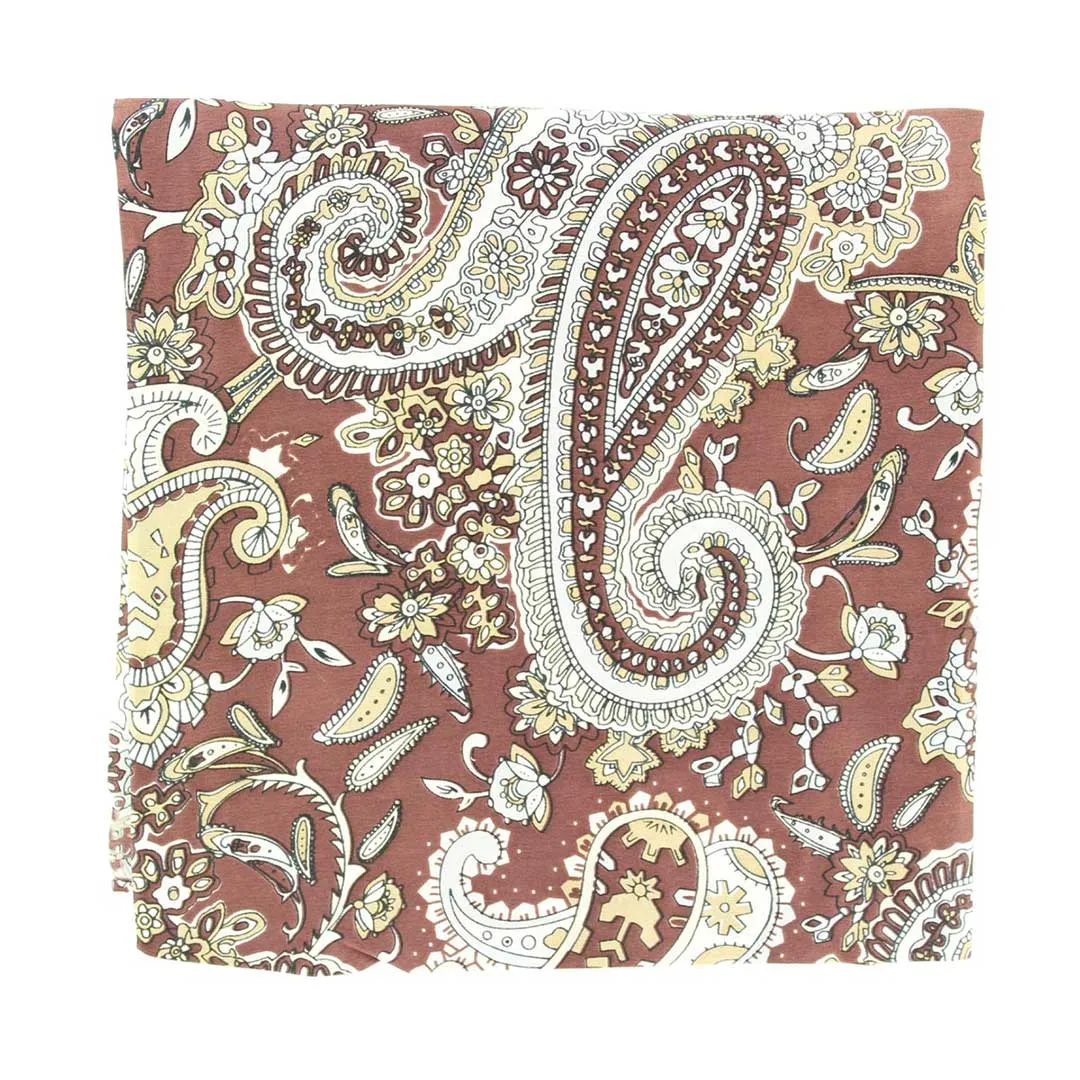 M&F Western Paisley Silk Wild Rag