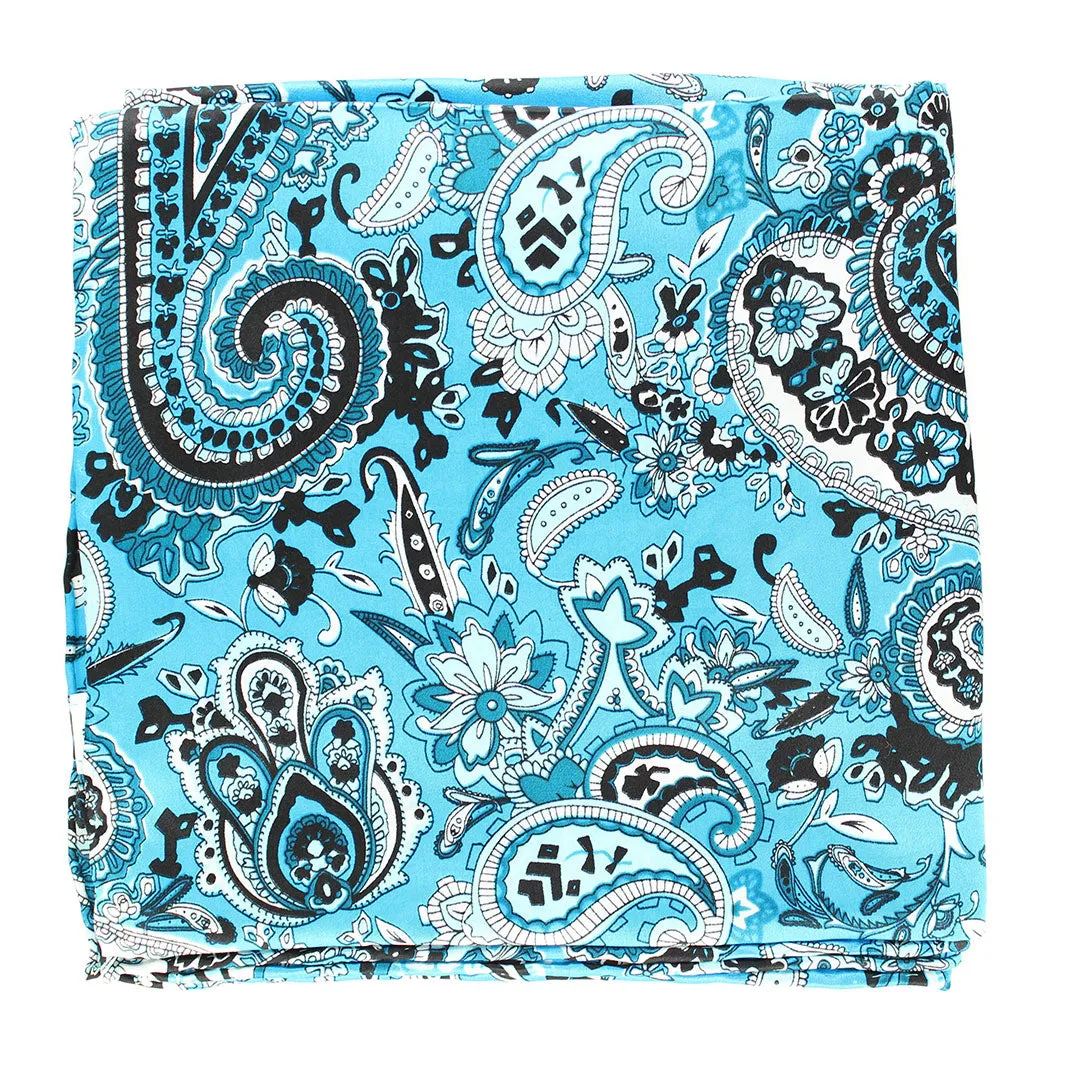 M&F Western Paisley Silk Wild Rag