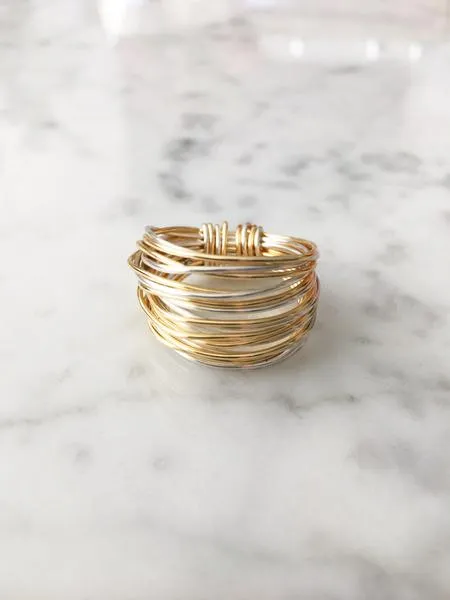 Marcia Multi Color Wire Wrap Ring