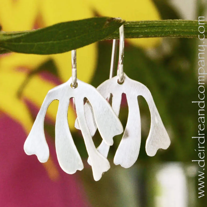 Matisse Trois Leaf Earrings in Sterling Silver