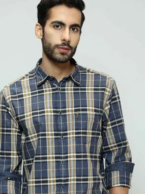 Men Checked Full Sleeve Cotton Shirt