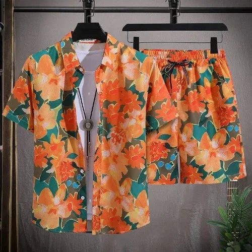 Men's Shirt and Shorts Summer Outfit