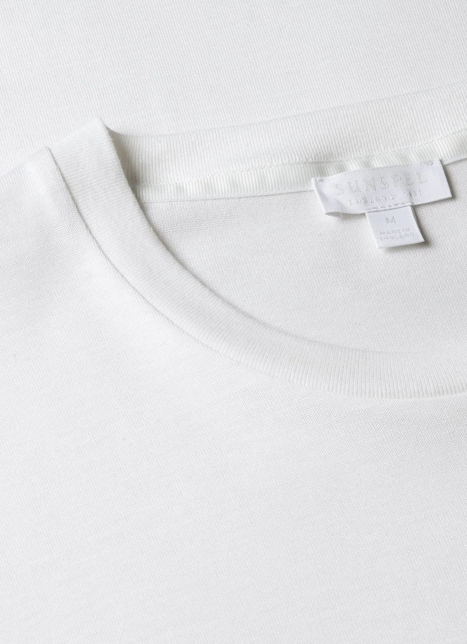 Men's Silk Cotton T-shirt in White