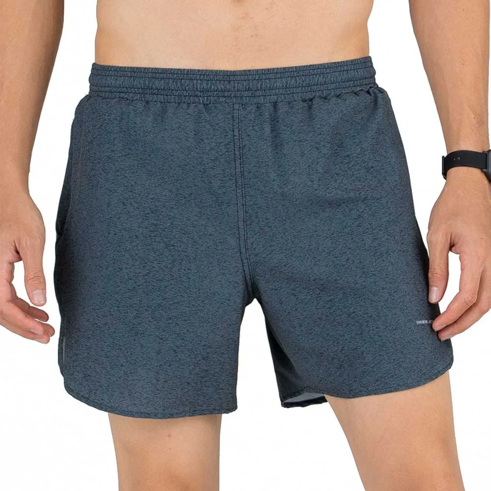 MEN'S STRETCH 5" STRIKER SPLIT RUNNING SHORT- CYPHER TITANIUM/BLK