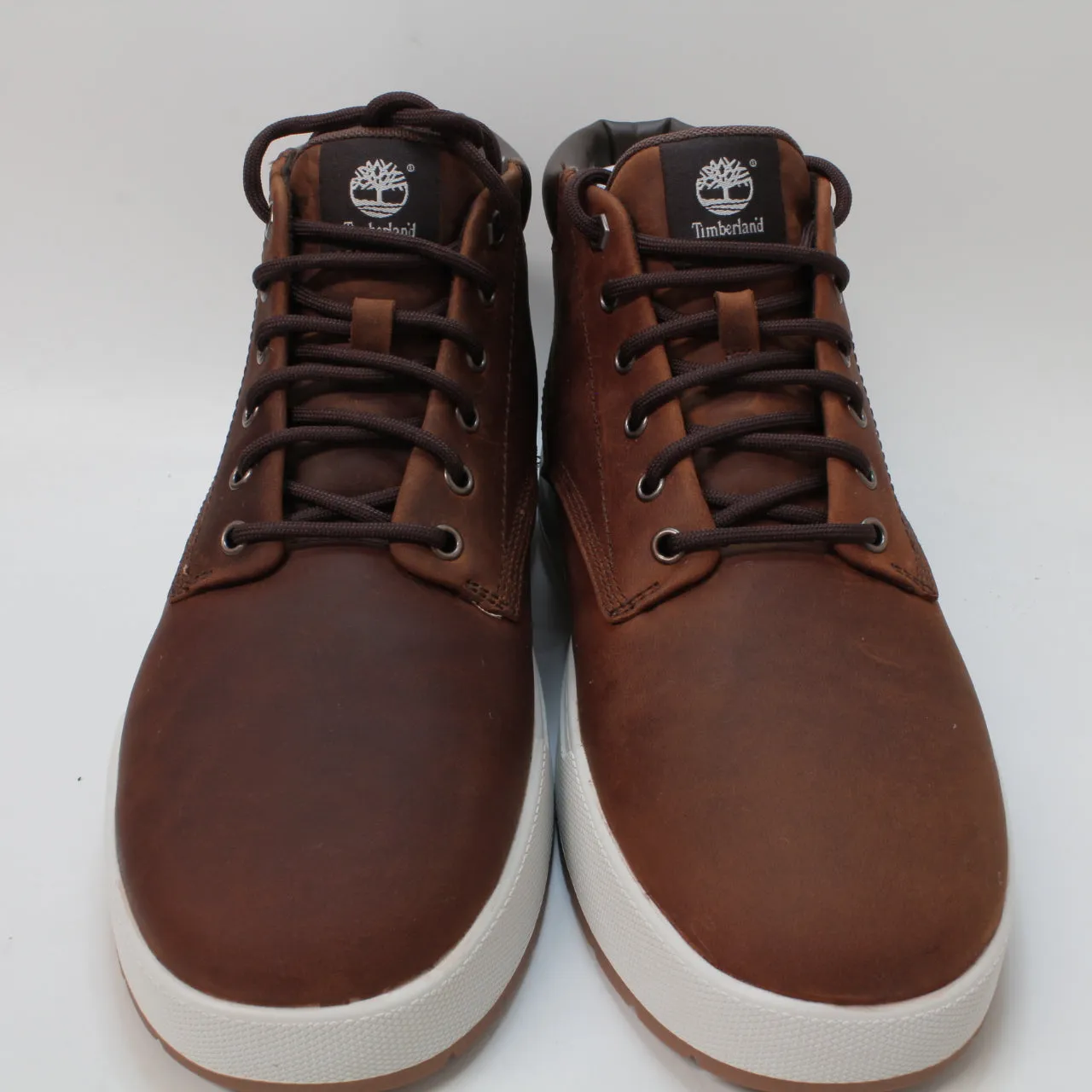 Mens Timberland Maple Grove Chukka Medium Brown Full Grain Uk Size 8