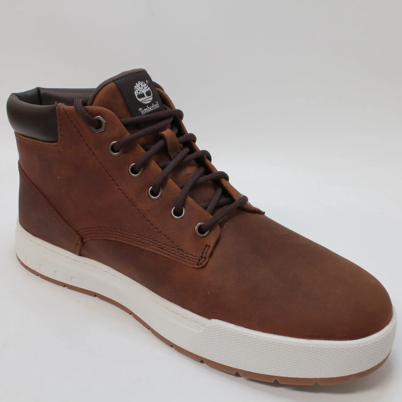 Mens Timberland Maple Grove Chukka Medium Brown Full Grain Uk Size 8