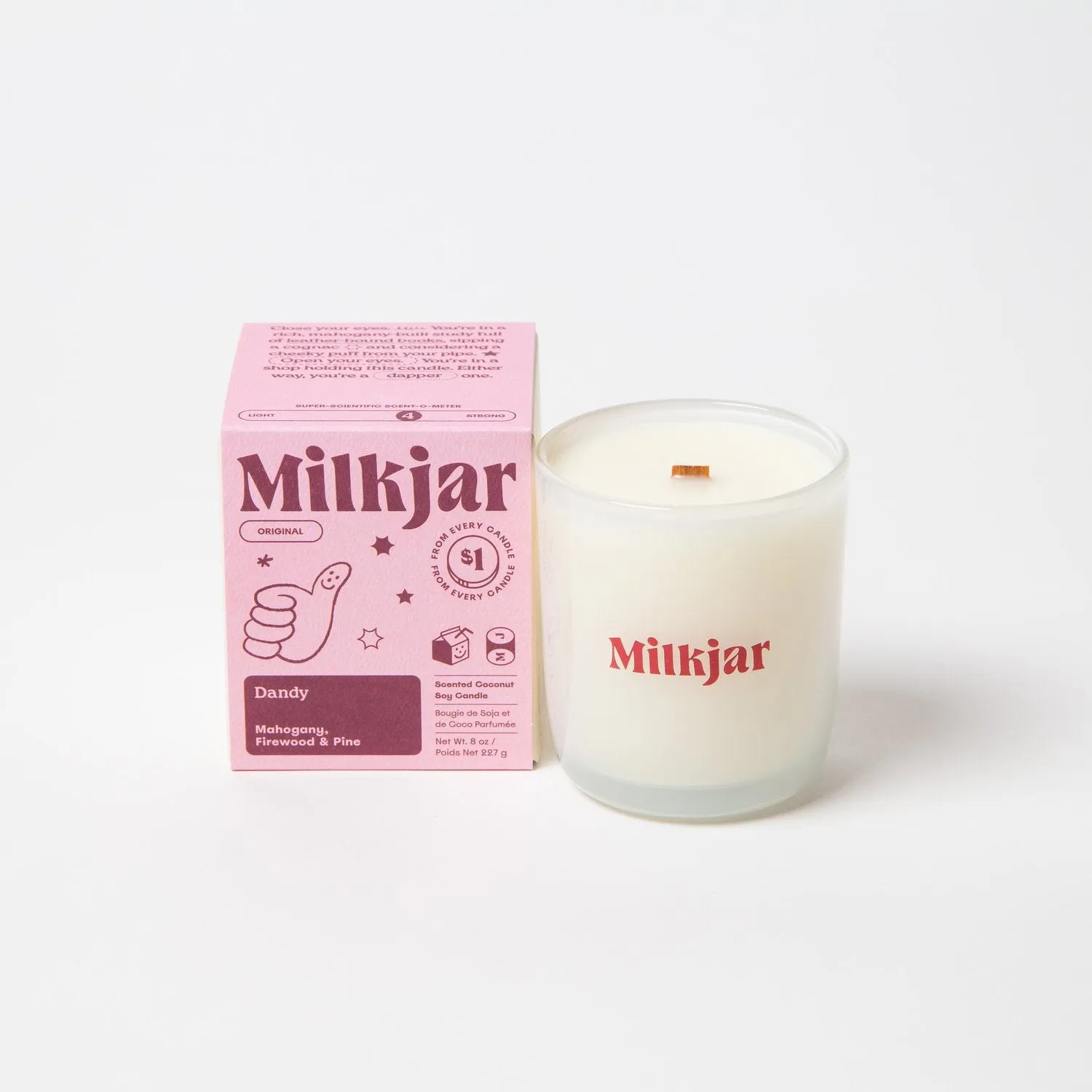 Milk Jar Candles