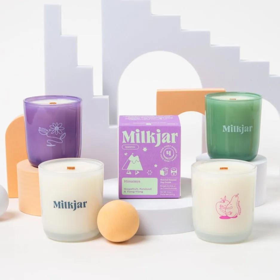 Milk Jar Candles