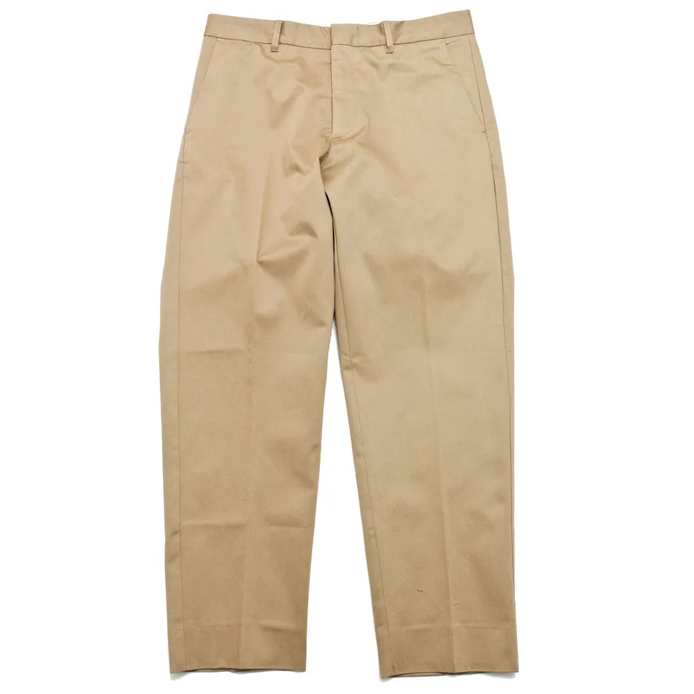 Norse Projects Andersen Regular Gabardine Flat Front Trouser Utility Khaki