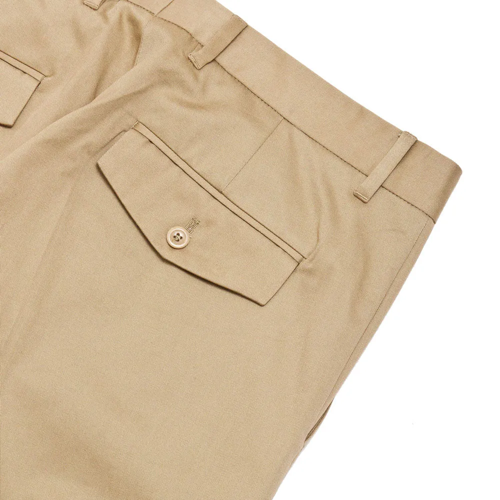 Norse Projects Andersen Regular Gabardine Flat Front Trouser Utility Khaki