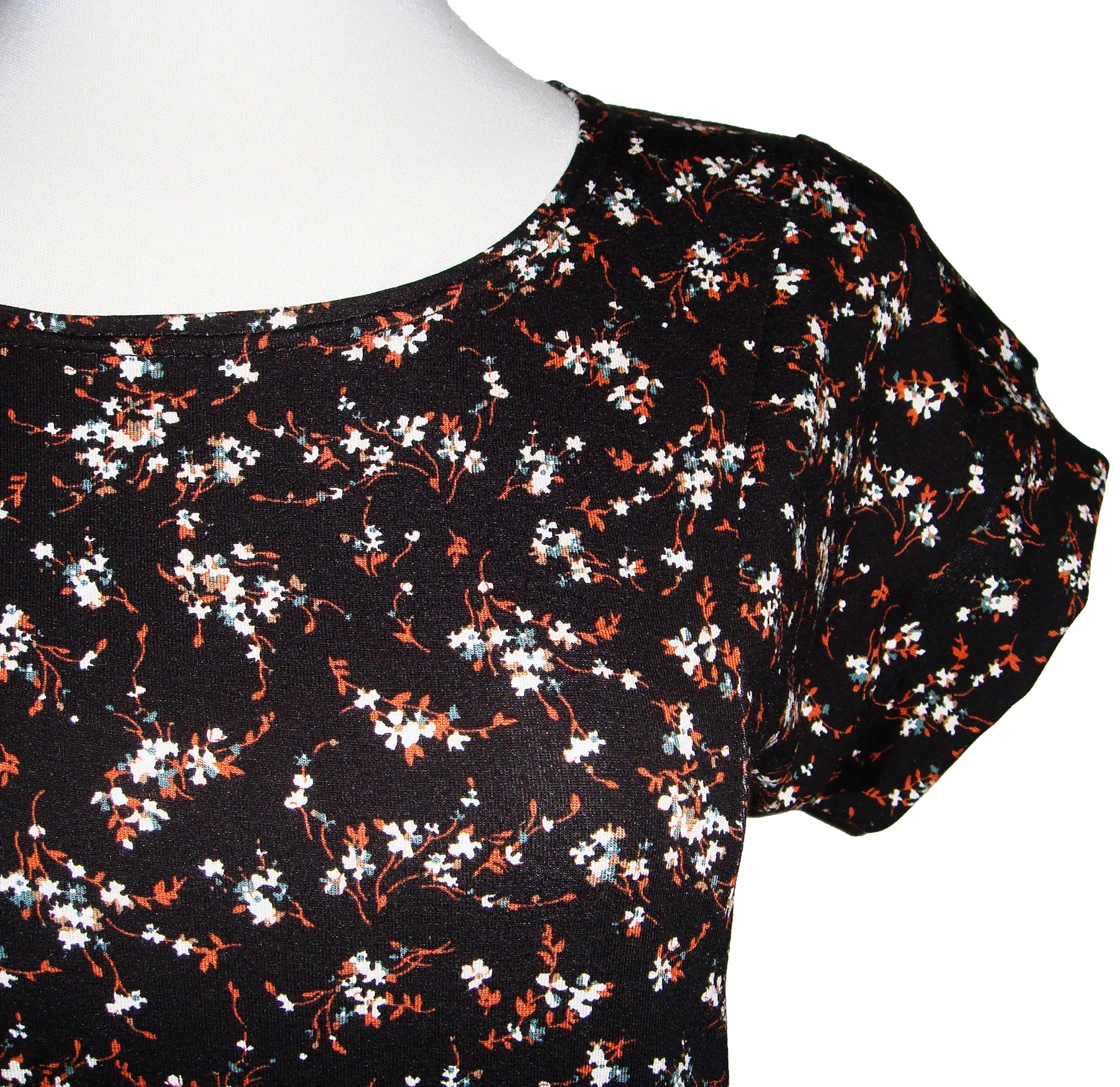 Panel Tee - Floral - Rust - Sale