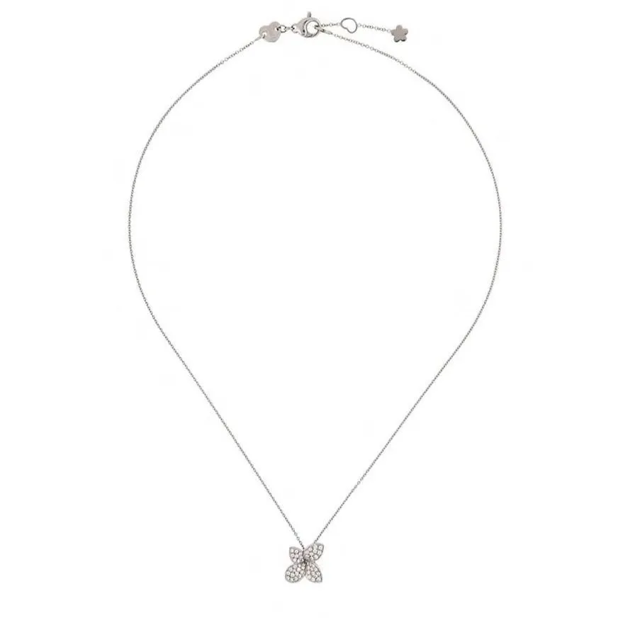 Pasquale Bruni - Giardini Segreti Petit - Pendant Necklace, 18k White Gold with Diamonds