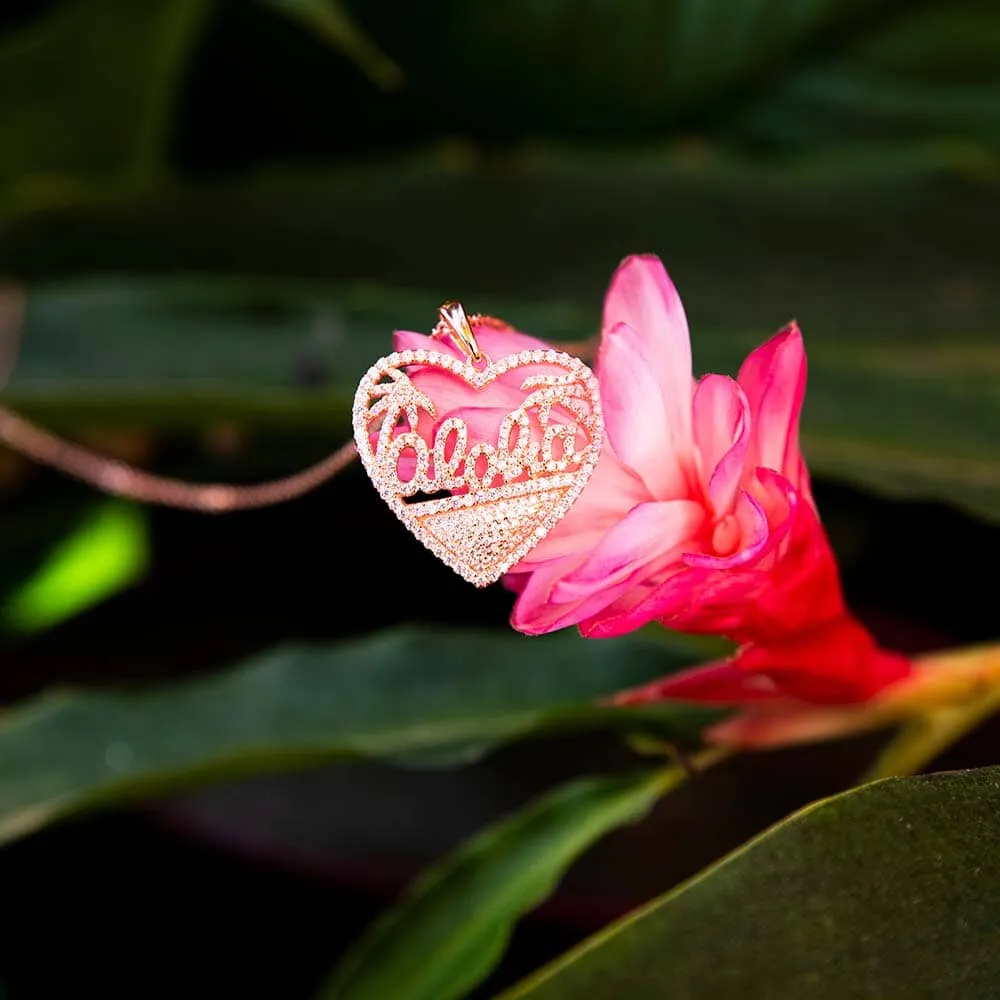 Pavé Aloha Heart Pendant