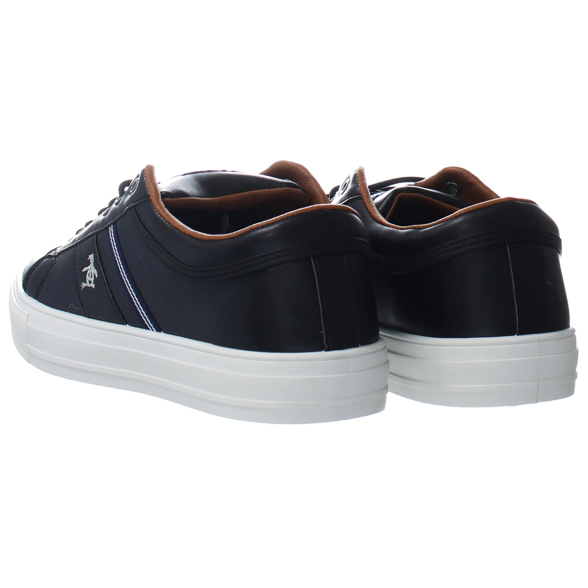 Penguin Max Black Mens Trainers