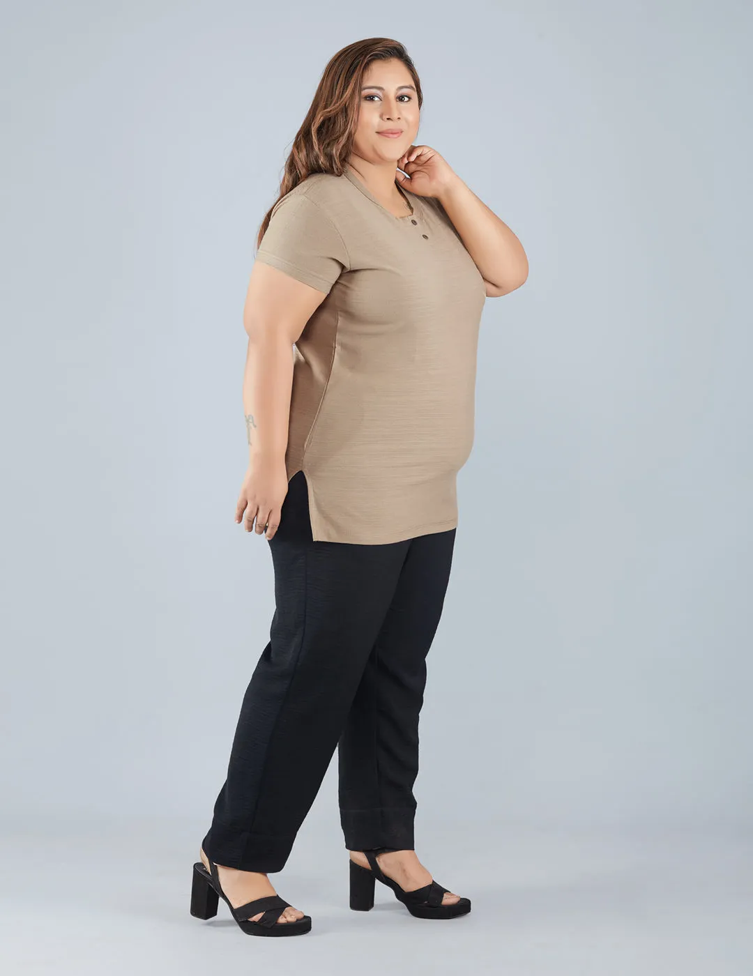 Plus Size Cotton T-shirts For Summer - Tortilla