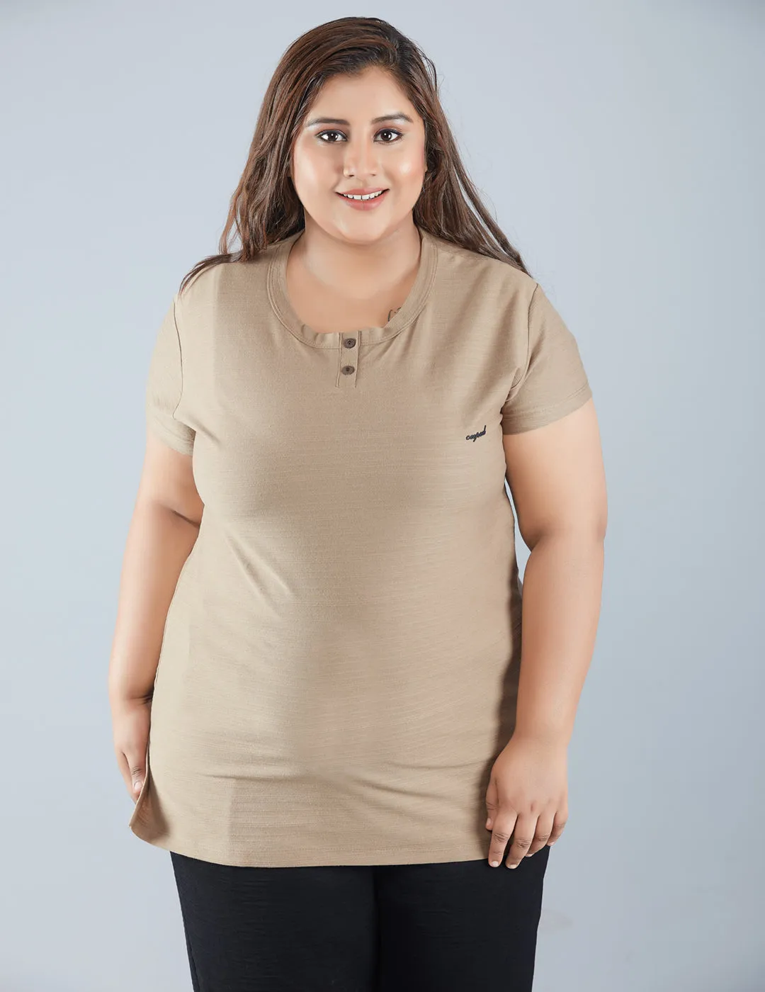 Plus Size Cotton T-shirts For Summer - Tortilla