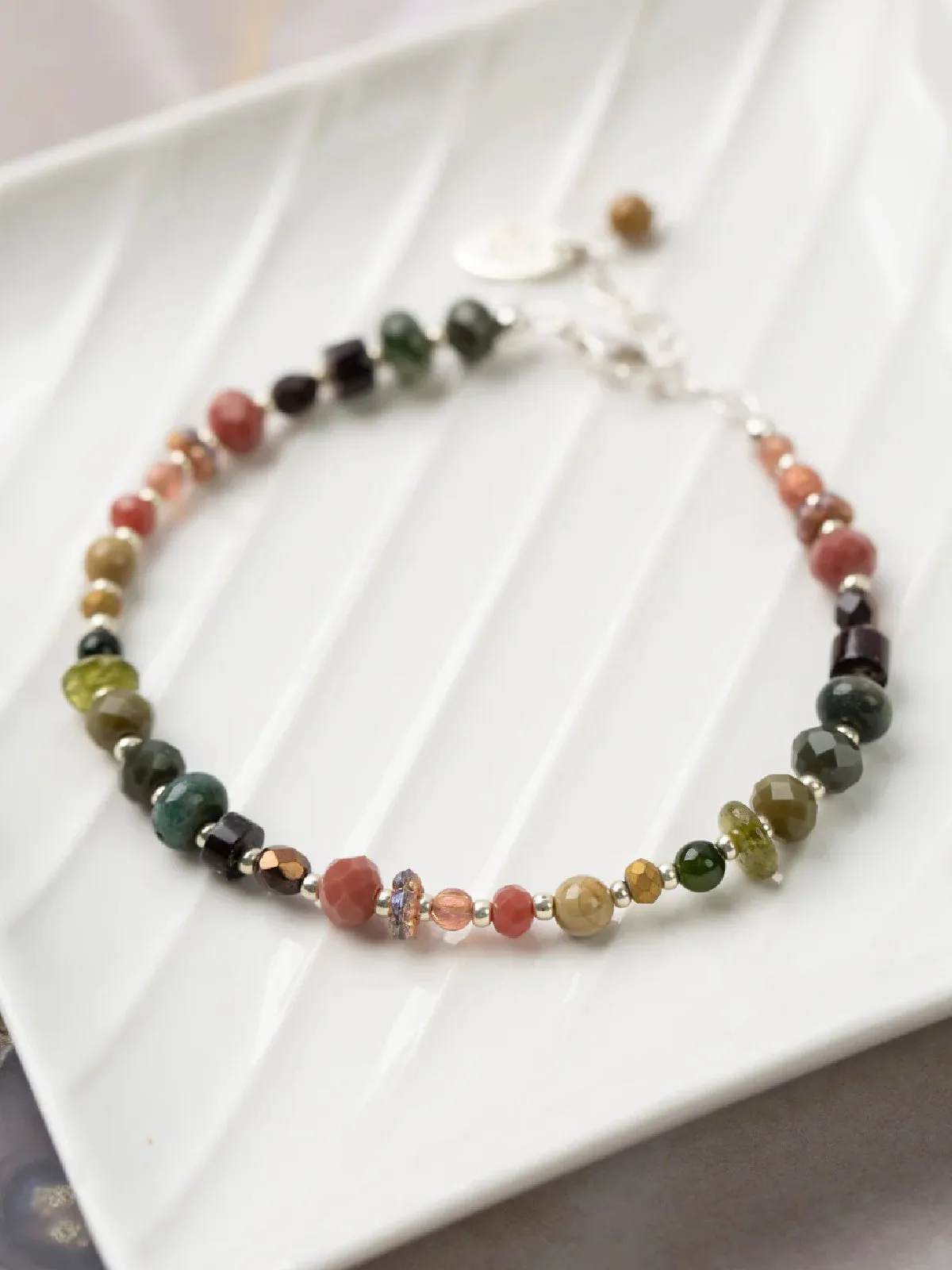 Promise Rainbow Jasper Bracelet by Anne Vaughan