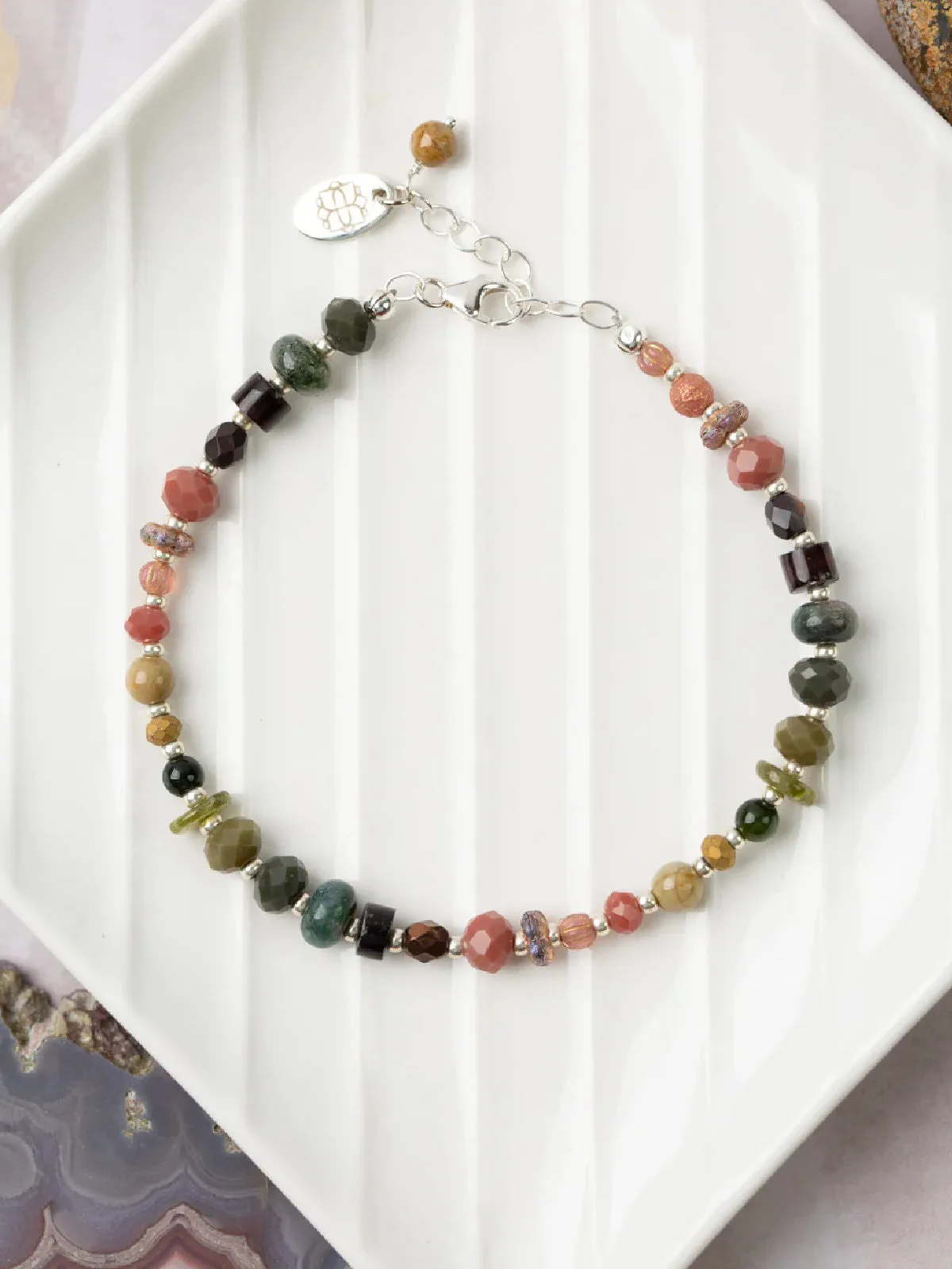 Promise Rainbow Jasper Bracelet by Anne Vaughan