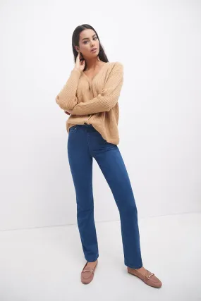 Pull-on Bootcut Jeans with real pockets