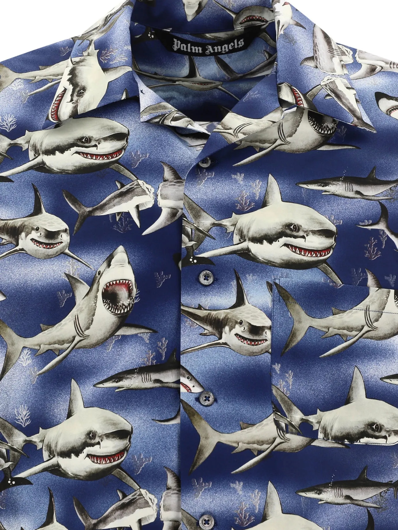 "SHARKS" BOWLING SHIRT