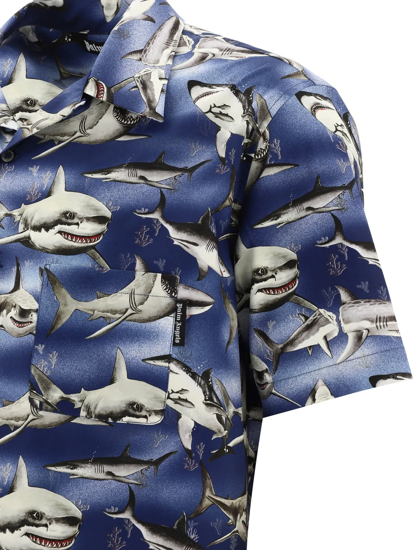 "SHARKS" BOWLING SHIRT