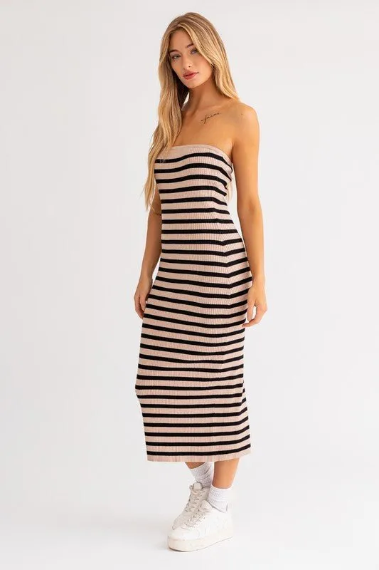 Rachel Striped Tube Dress - FINAL SALE