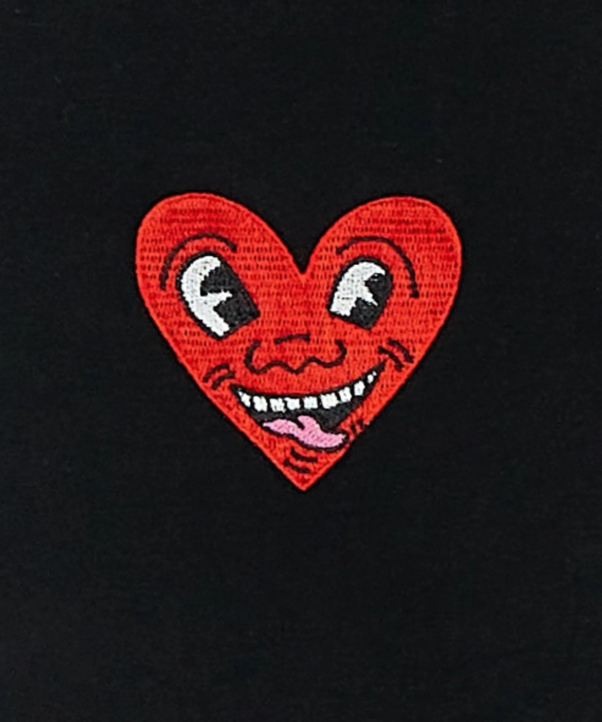 Reason Keith Haring Heart Logo Tee - Black