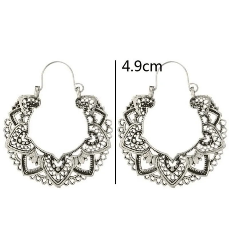 RESTOCKED - Boho Tribe Silver Earrings