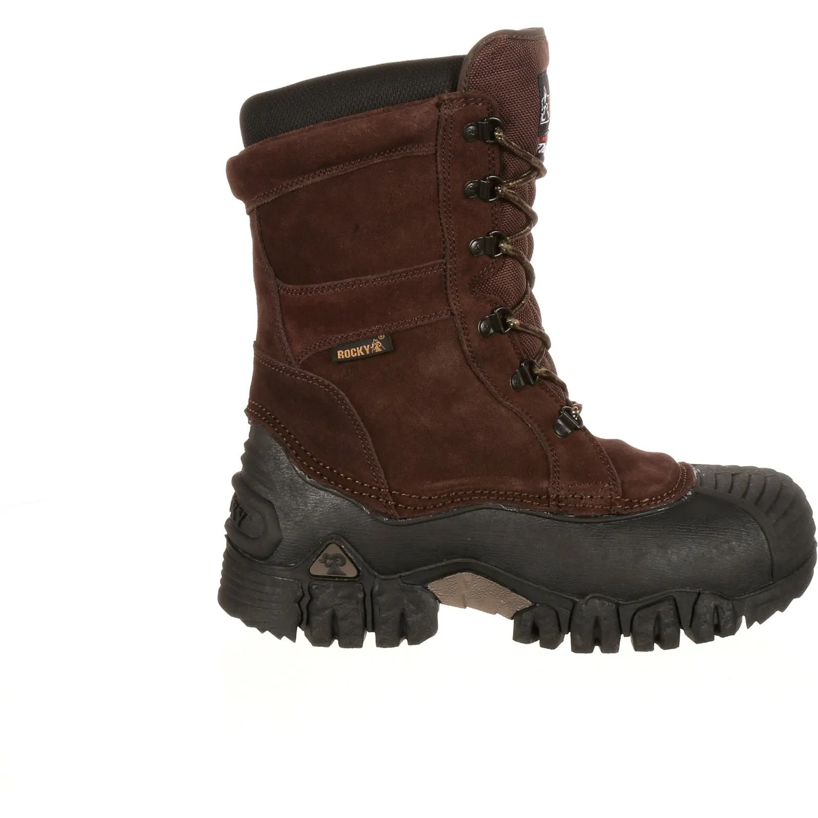 Rocky Men's Jasper Trac 10" WP 200G Ins Outdoor Boot- Brown- FQ0004799