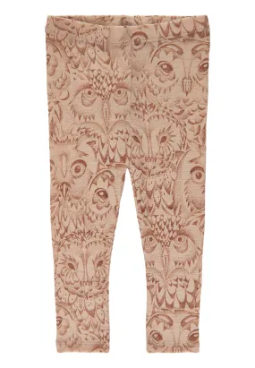 SGBPaula Baby Owl Wool Leggings - Cuban Sand