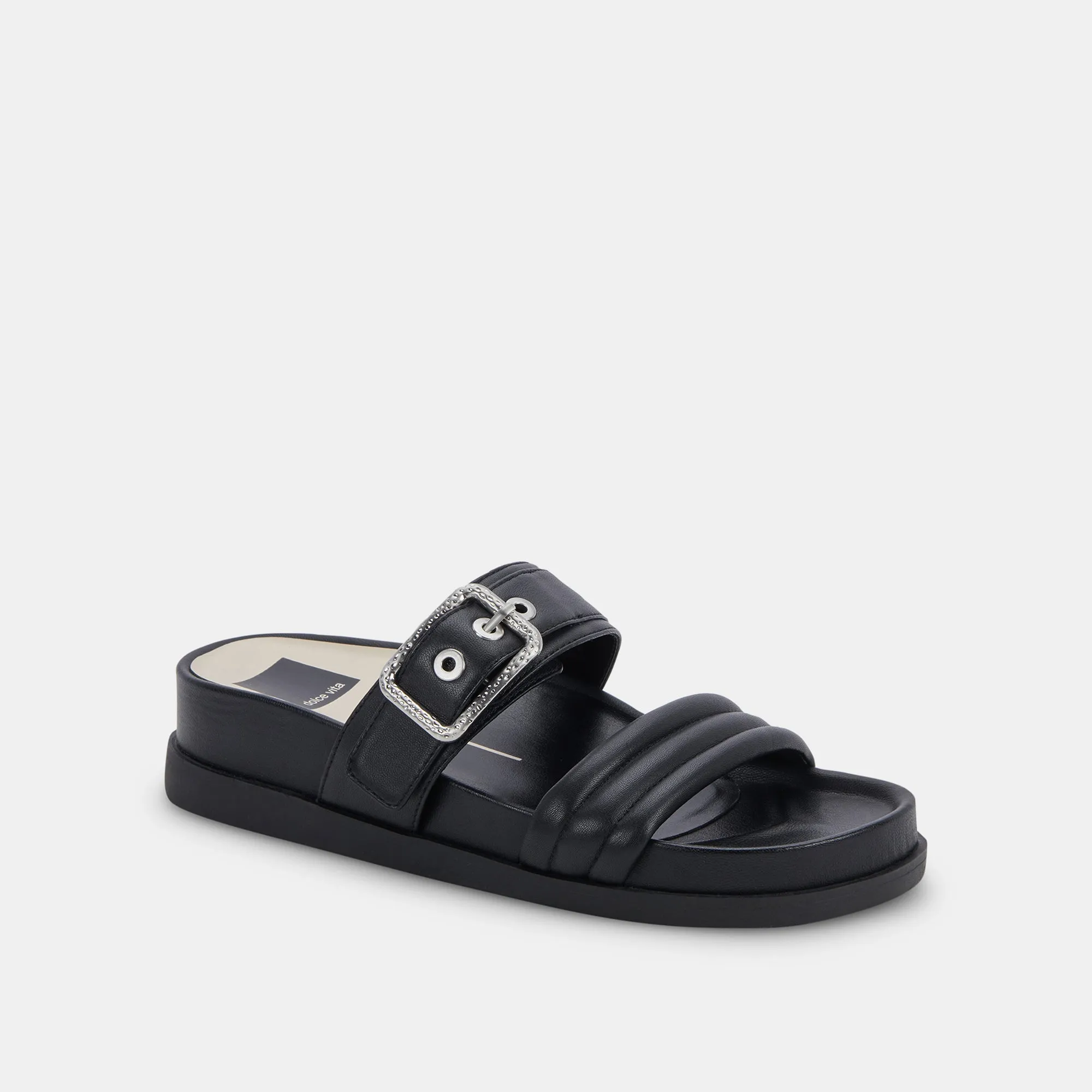 SHAILA SANDALS BLACK LEATHER