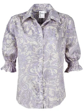 Sirena Shirt Lilac Kona Paisley