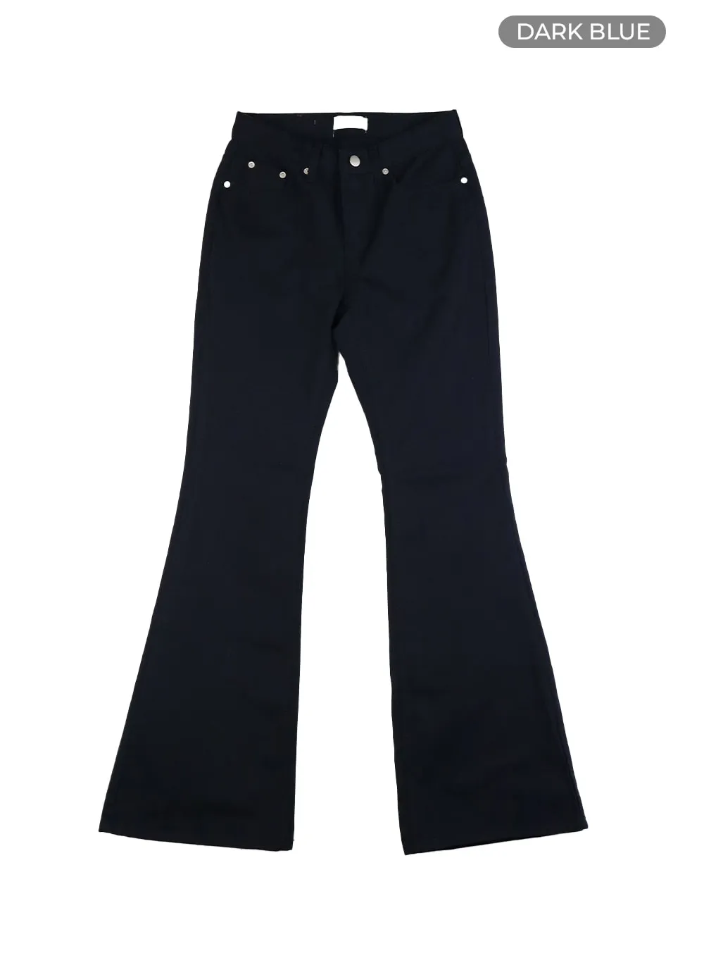 Solid Bootcut Pants CA408