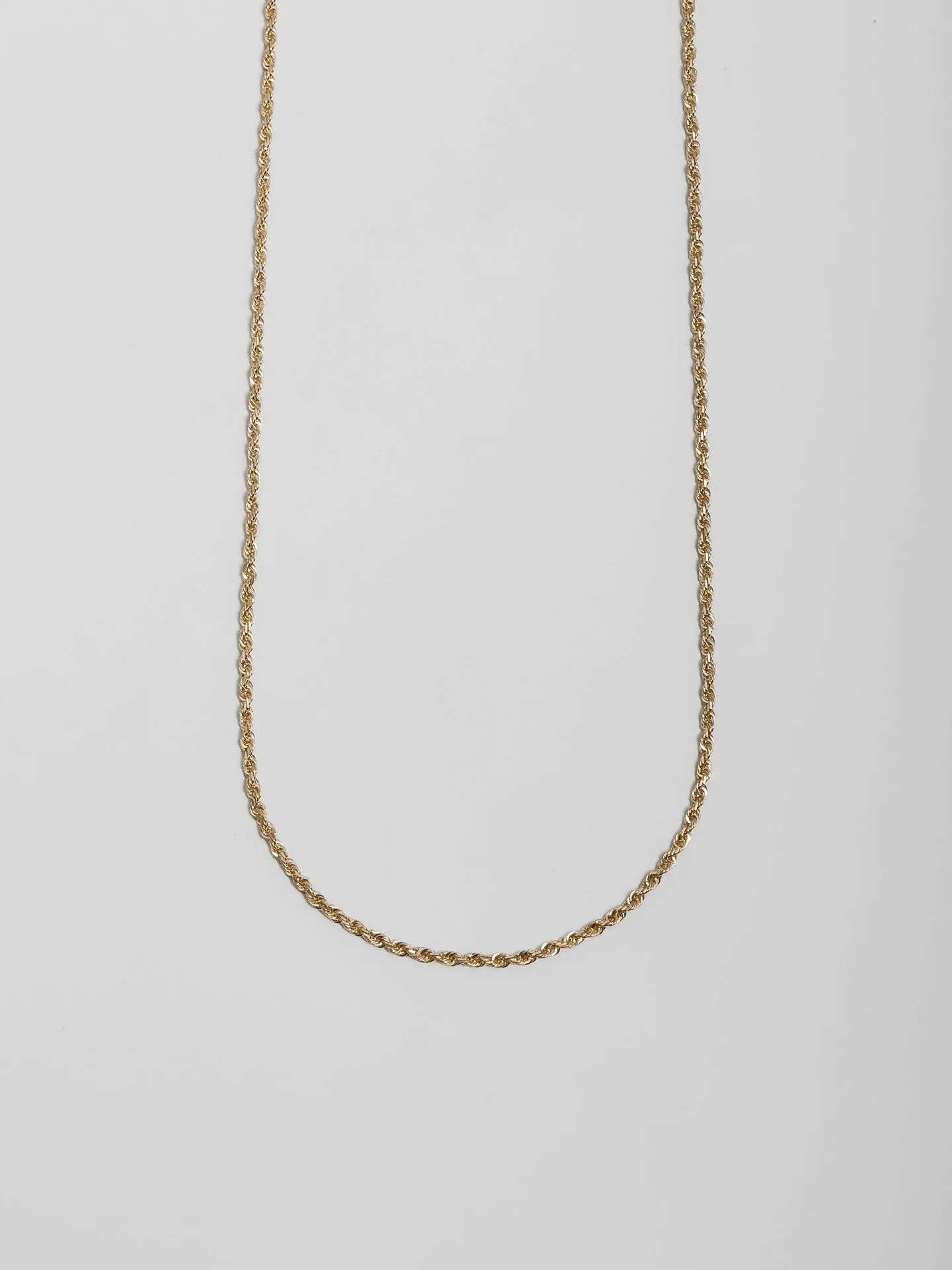 Solid Gold Rope Chain