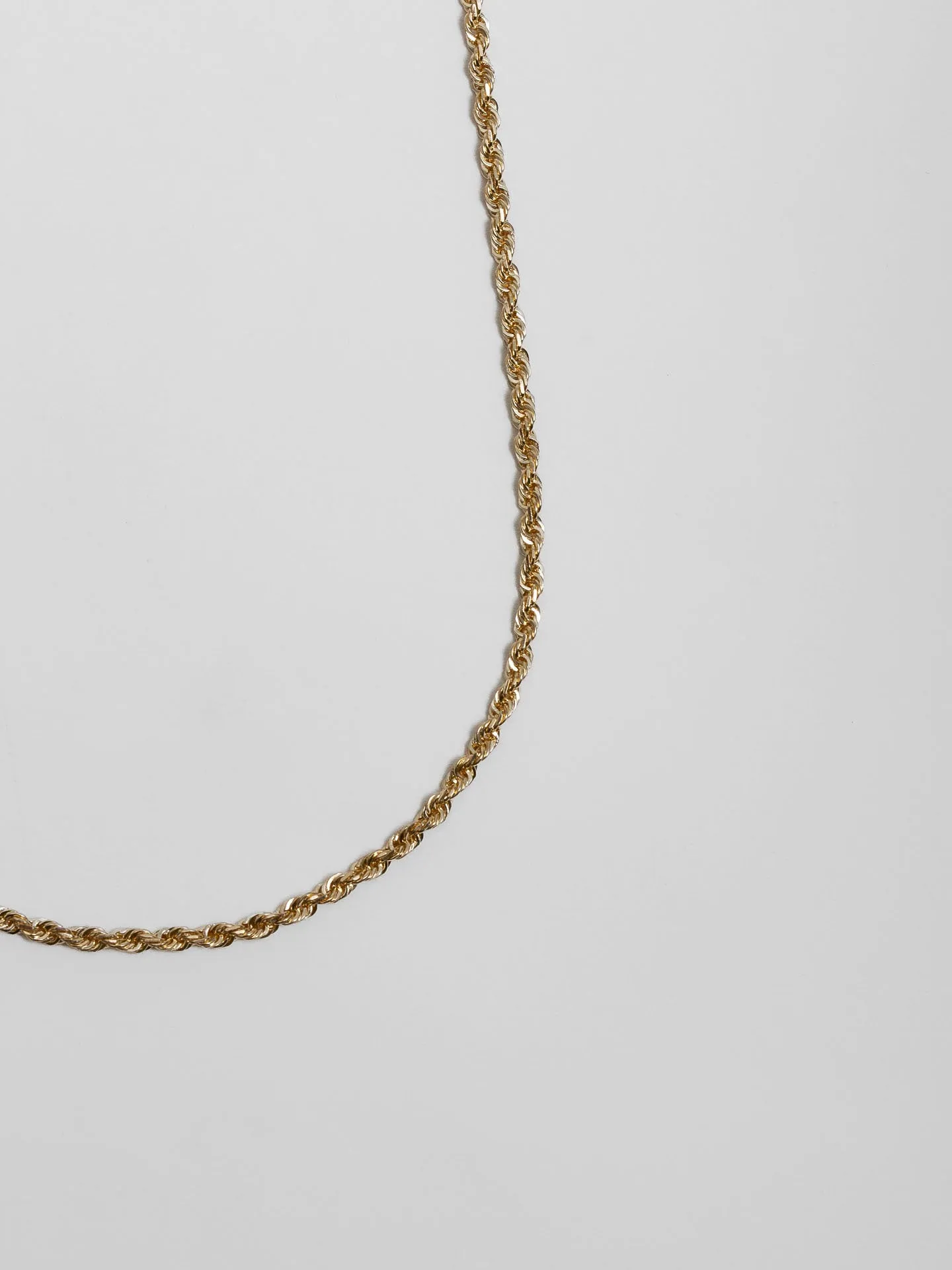 Solid Gold Rope Chain