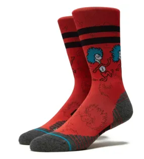 Stance Run: 'Dr. Seuss - Cat in the Hat' Crew Sock