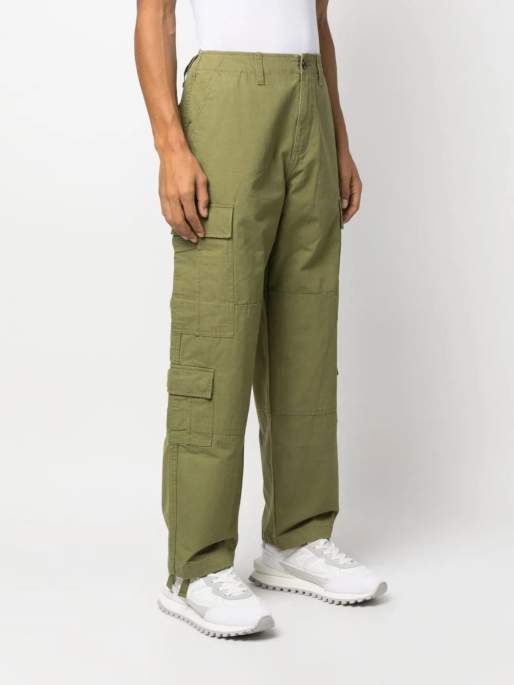 STRAIGHT-LEG CUT CARGO PANTS