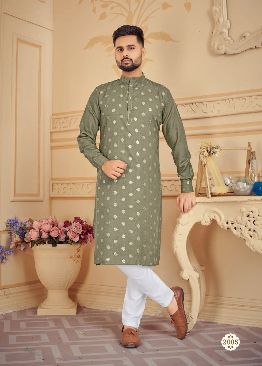 Stylish Cotton Men's Kurta with Pajama