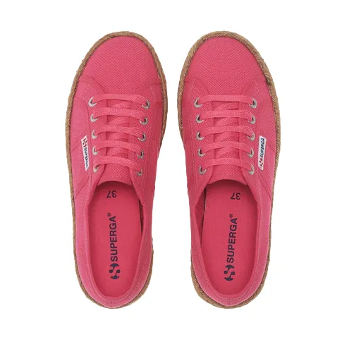 Superga women's canvas sneakers shoe with 2730 S00CF20 528 fuchsia pink