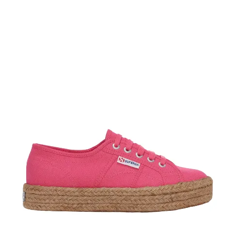 Superga women's canvas sneakers shoe with 2730 S00CF20 528 fuchsia pink