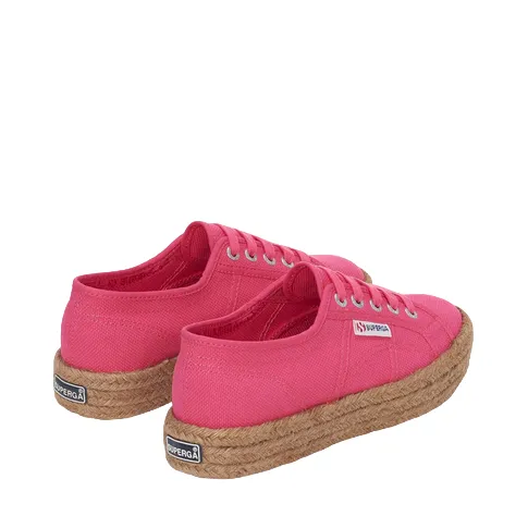 Superga women's canvas sneakers shoe with 2730 S00CF20 528 fuchsia pink