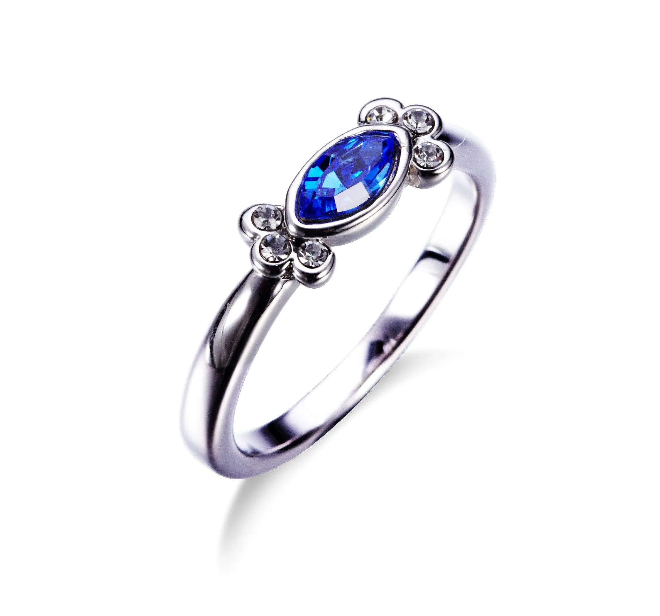 The small oval sapphire ring