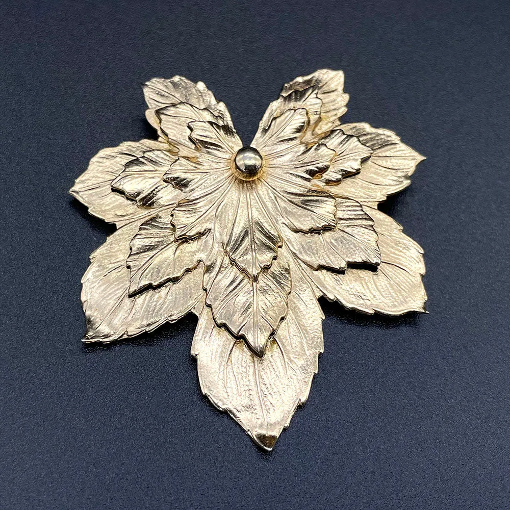 【USA輸入】ヴィンテージ SARAH COV. メープルリーフ ブローチ/Vintage SARAH COV. Maple Leaf Brooch