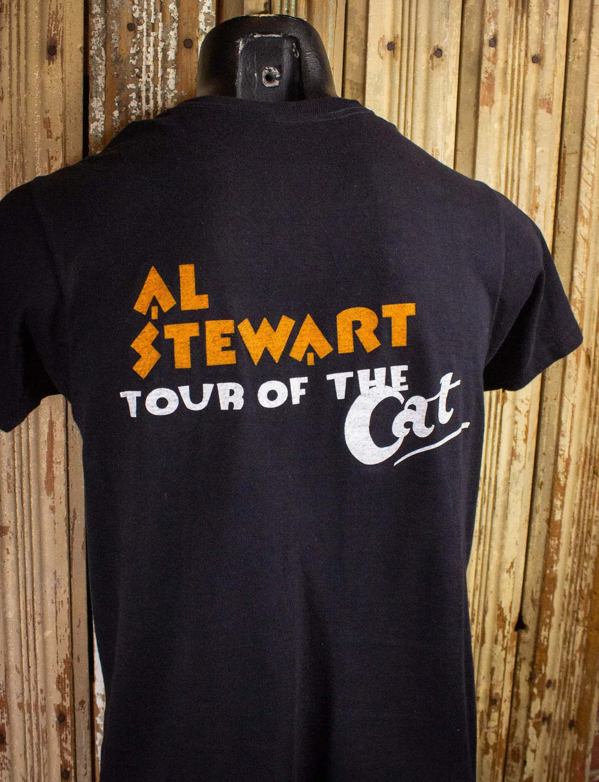 Vintage Al Stewart Tour Of That Cat Concert T Shirt 70s Small