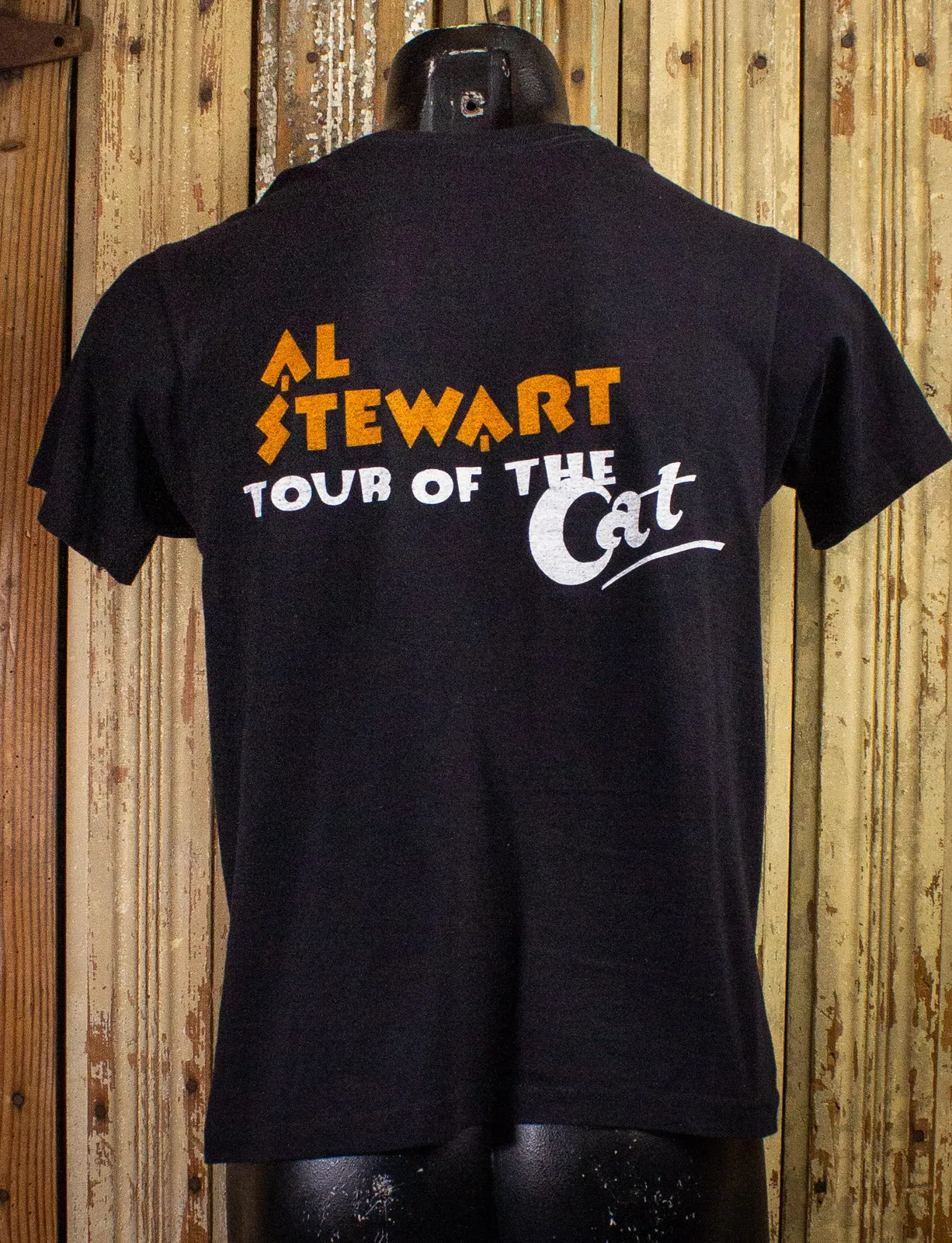 Vintage Al Stewart Tour Of That Cat Concert T Shirt 70s Small