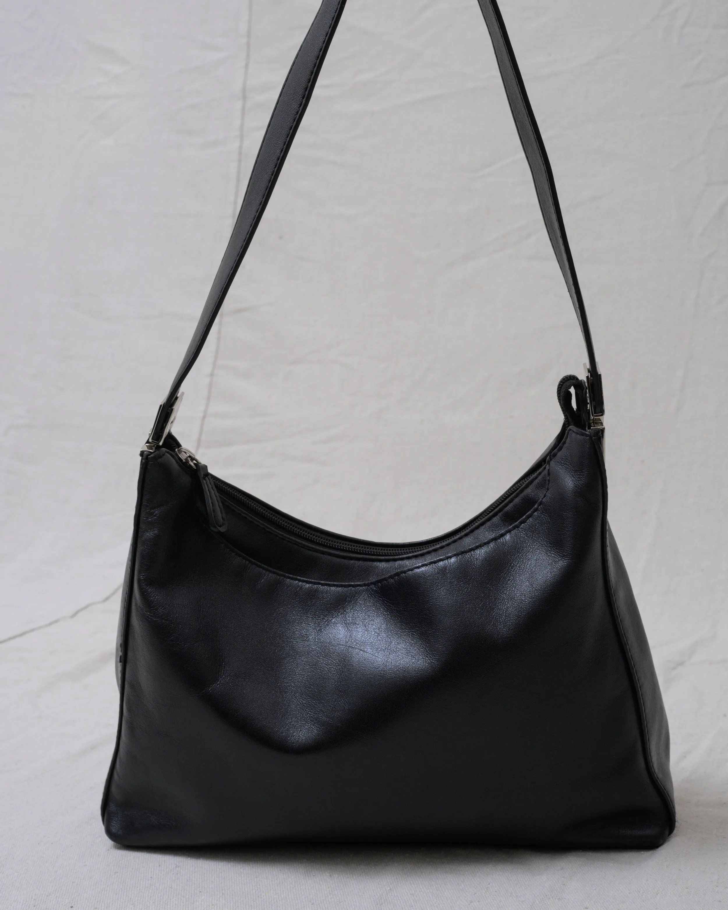 Vintage Black GIANI BERNINI Leather Bag